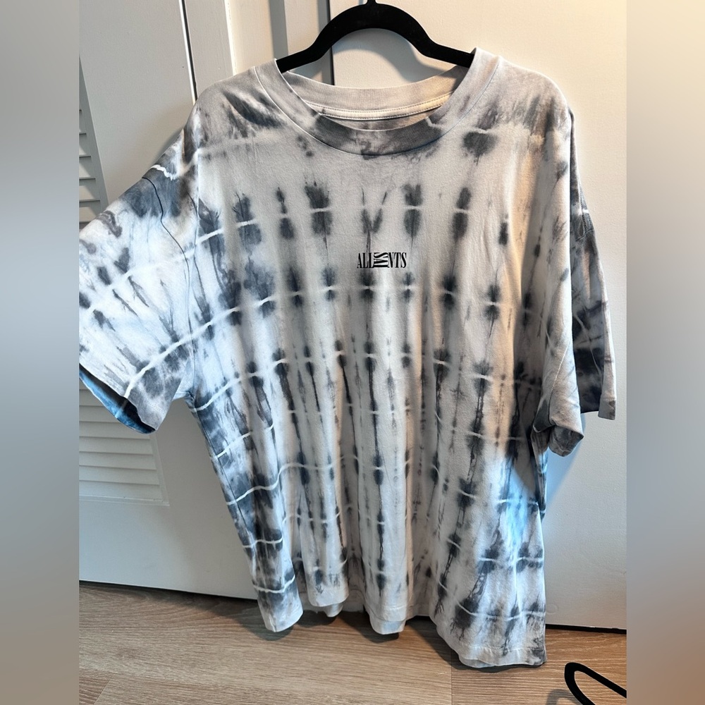 All Saints Tye Dye Tee Shirt Oversized
